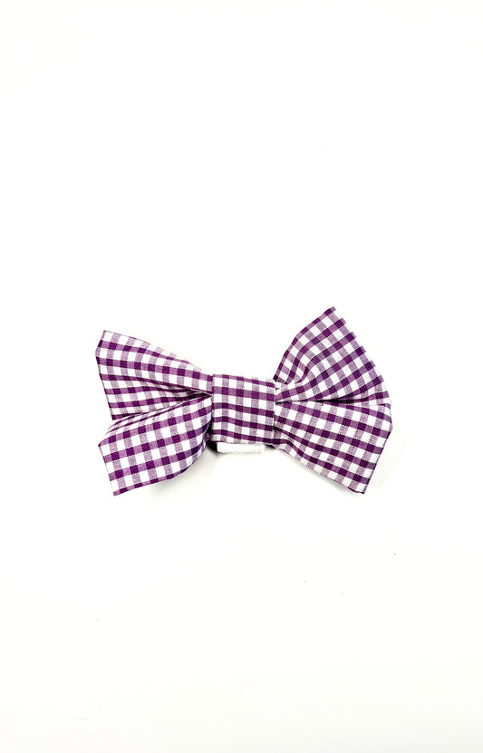 Purple picnic bow tie.