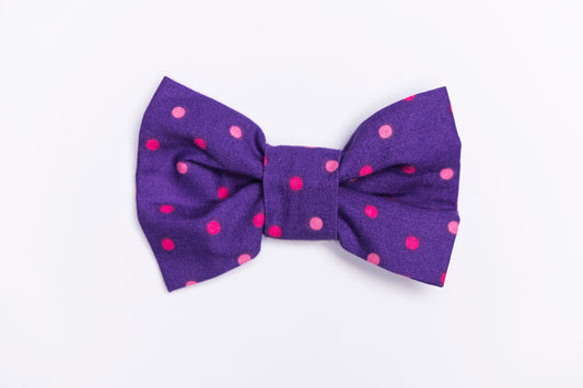 Clueless purple bow tie.